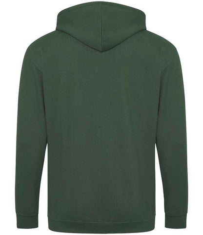 Just Hoods JH050 Bottle Green Back -  Ready to be Embroidered and Printed by Custard Workwear - Cheap Personalised and Customised Workwear in Nottinghamshire, Derbyshire and Leicestershire
