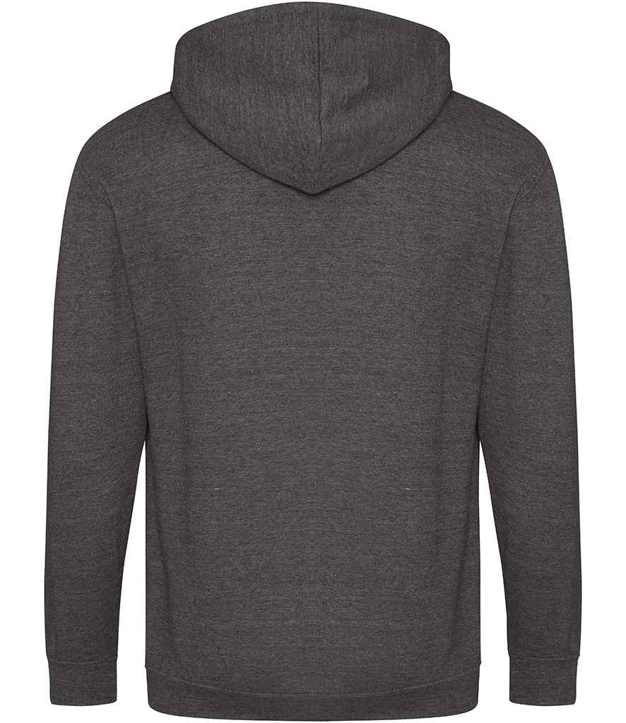 Just Hoods JH050 Charcoal Back -  Ready to be Embroidered and Printed by Custard Workwear - Cheap Personalised and Customised Workwear in Nottinghamshire, Derbyshire and Leicestershire