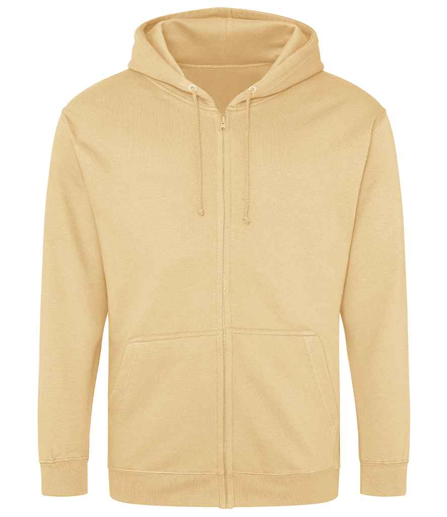 Just Hoods JH050 Desert Sand Front -  Ready to be Embroidered and Printed by Custard Workwear - Cheap Personalised and Customised Workwear in Nottinghamshire, Derbyshire and Leicestershire