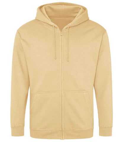Just Hoods JH050 Desert Sand Front -  Ready to be Embroidered and Printed by Custard Workwear - Cheap Personalised and Customised Workwear in Nottinghamshire, Derbyshire and Leicestershire