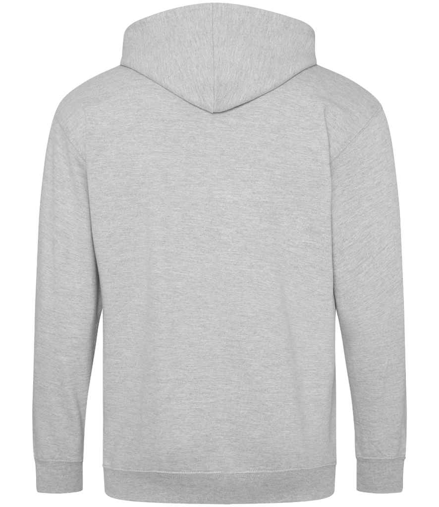 Just Hoods JH050 Heather Grey Back -  Ready to be Embroidered and Printed by Custard Workwear - Cheap Personalised and Customised Workwear in Nottinghamshire, Derbyshire and Leicestershire