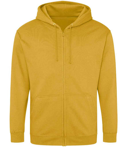Just Hoods JH050 Mustard Front -  Ready to be Embroidered and Printed by Custard Workwear - Cheap Personalised and Customised Workwear in Nottinghamshire, Derbyshire and Leicestershire