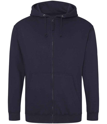 Just Hoods JH050 New French Navy Front -  Ready to be Embroidered and Printed by Custard Workwear - Cheap Personalised and Customised Workwear in Nottinghamshire, Derbyshire and Leicestershire