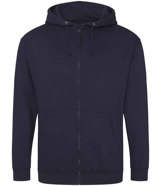 Just Hoods JH050 New French Navy Front -  Ready to be Embroidered and Printed by Custard Workwear - Cheap Personalised and Customised Workwear in Nottinghamshire, Derbyshire and Leicestershire