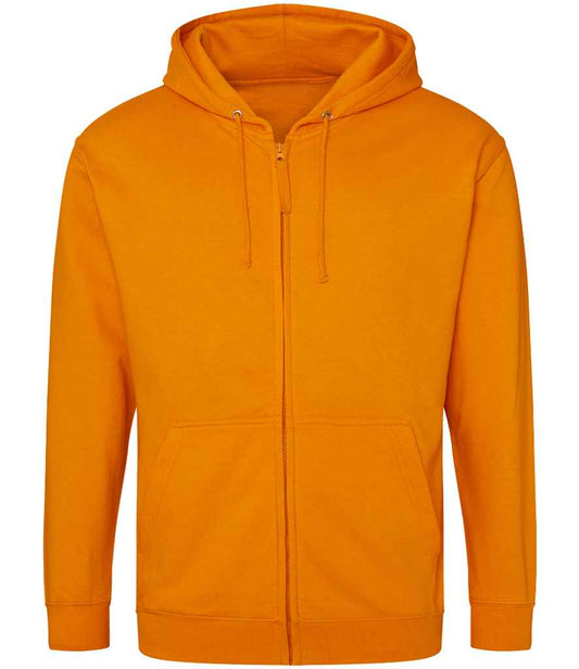 Just Hoods JH050 Orange Crush Front -  Ready to be Embroidered and Printed by Custard Workwear - Cheap Personalised and Customised Workwear in Nottinghamshire, Derbyshire and Leicestershire
