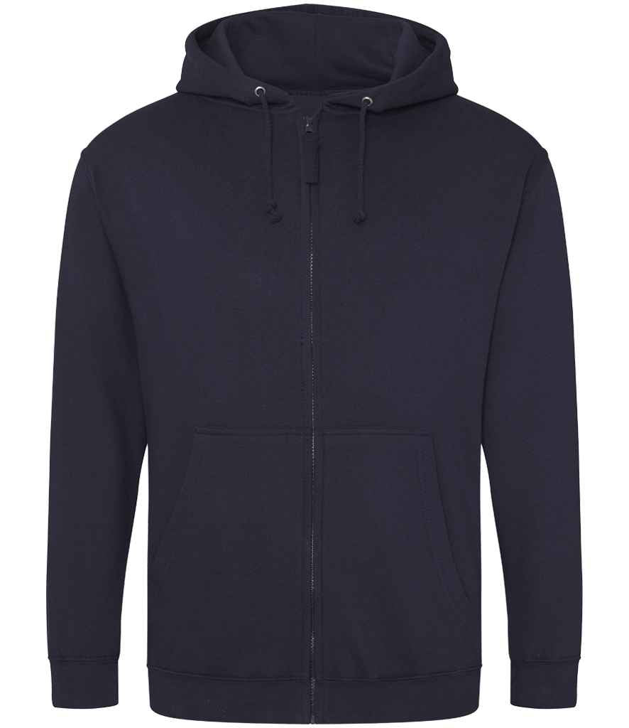 Just Hoods JH050 Oxford Navy Front -  Ready to be Embroidered and Printed by Custard Workwear - Cheap Personalised and Customised Workwear in Nottinghamshire, Derbyshire and Leicestershire