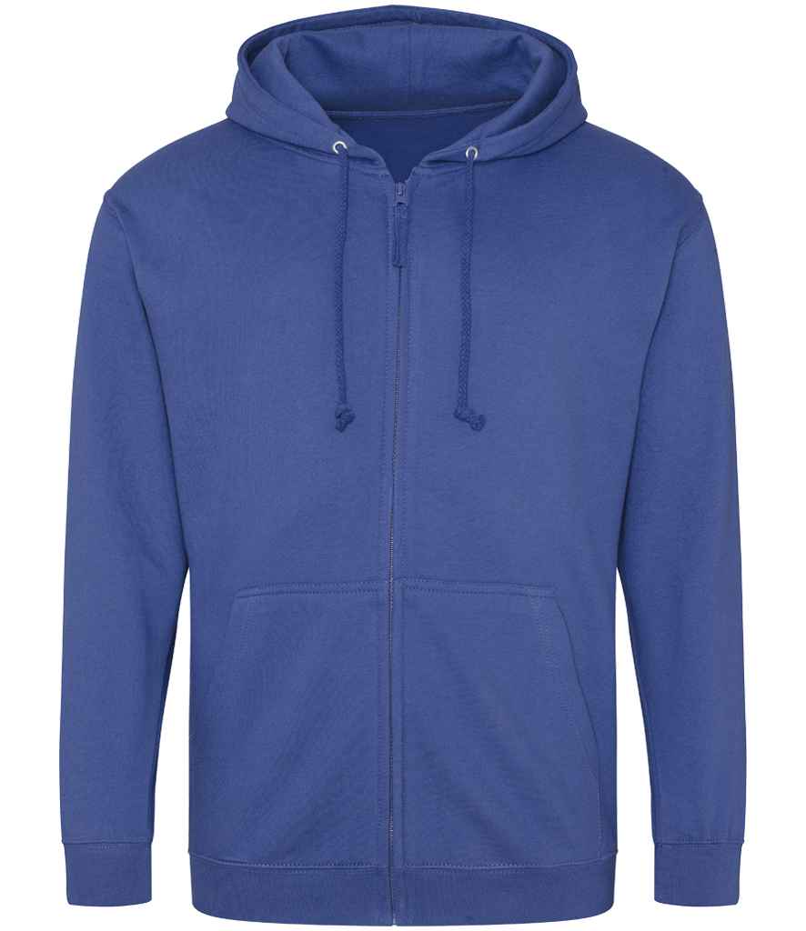 Just Hoods JH050 Royal Blue Front -  Ready to be Embroidered and Printed by Custard Workwear - Cheap Personalised and Customised Workwear in Nottinghamshire, Derbyshire and Leicestershire
