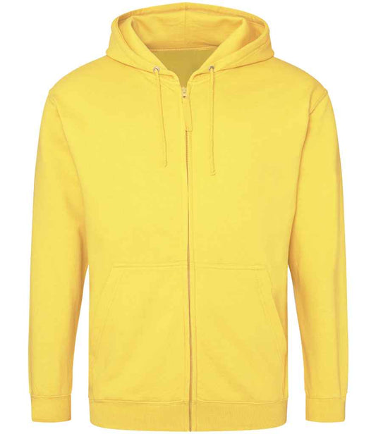 Just Hoods JH050 Sun Yellow Front -  Ready to be Embroidered and Printed by Custard Workwear - Cheap Personalised and Customised Workwear in Nottinghamshire, Derbyshire and Leicestershire