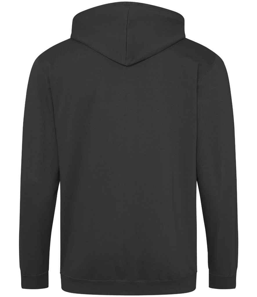 Just Hoods JH050 Storm Grey Back -  Ready to be Embroidered and Printed by Custard Workwear - Cheap Personalised and Customised Workwear in Nottinghamshire, Derbyshire and Leicestershire