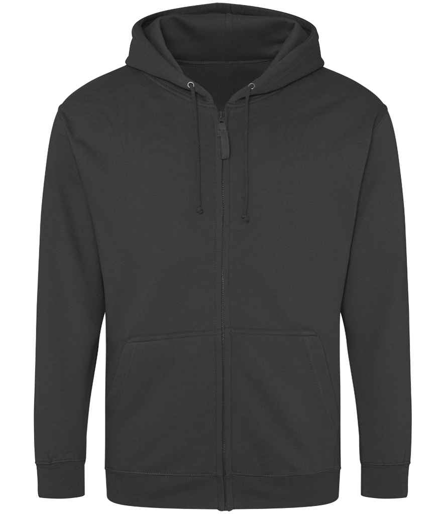 Just Hoods JH050 Storm Grey Front -  Ready to be Embroidered and Printed by Custard Workwear - Cheap Personalised and Customised Workwear in Nottinghamshire, Derbyshire and Leicestershire