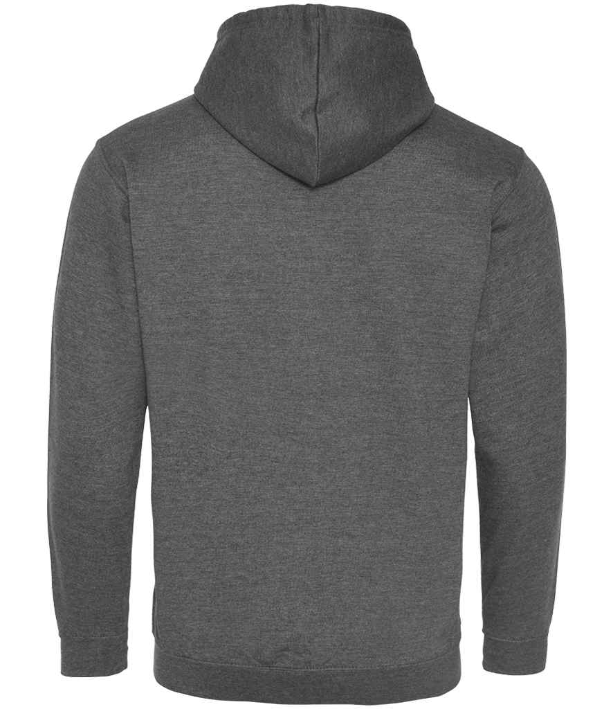 Just Hoods JH053 Charcoal/Jet Black Back -  Ready to be Embroidered and Printed by Custard Workwear - Cheap Personalised and Customised Workwear in Nottinghamshire, Derbyshire and Leicestershire