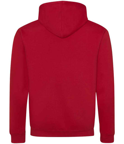 Just Hoods JH053 Fire Red/Jet Black Back -  Ready to be Embroidered and Printed by Custard Workwear - Cheap Personalised and Customised Workwear in Nottinghamshire, Derbyshire and Leicestershire