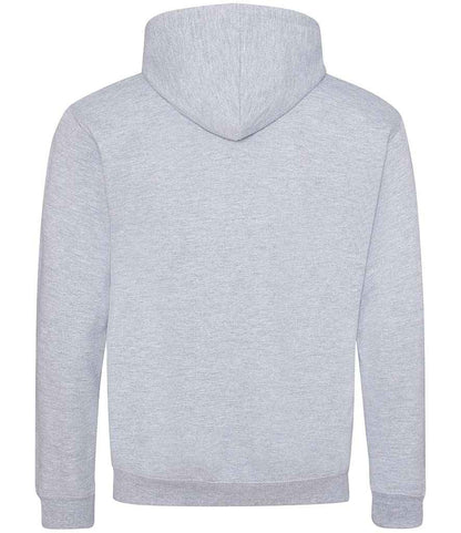 Just Hoods JH053 Heather Grey/New French Navy Back -  Ready to be Embroidered and Printed by Custard Workwear - Cheap Personalised and Customised Workwear in Nottinghamshire, Derbyshire and Leicestershire