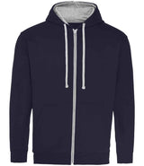New French Navy/Heather Grey