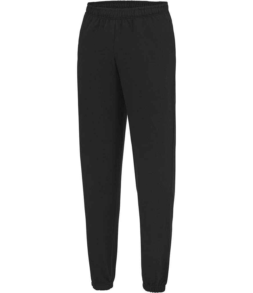 Just Hoods JH072 Jet Black Front -  Ready to be  by Custard Workwear - Cheap Personalised and Customised Workwear in Nottinghamshire, Derbyshire and Leicestershire