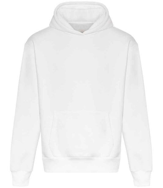 Just Hoods JH120 Arctic White Front -  Ready to be Embroidered and Printed by Custard Workwear - Cheap Personalised and Customised Workwear in Nottinghamshire, Derbyshire and Leicestershire