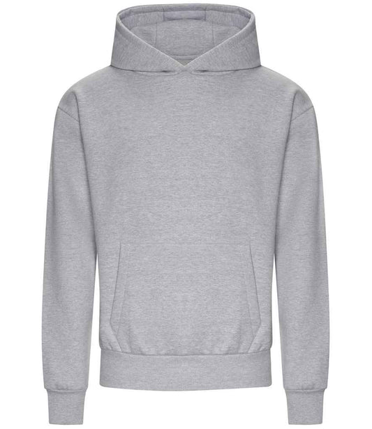 Just Hoods JH120 Heather Grey Front -  Ready to be Embroidered and Printed by Custard Workwear - Cheap Personalised and Customised Workwear in Nottinghamshire, Derbyshire and Leicestershire