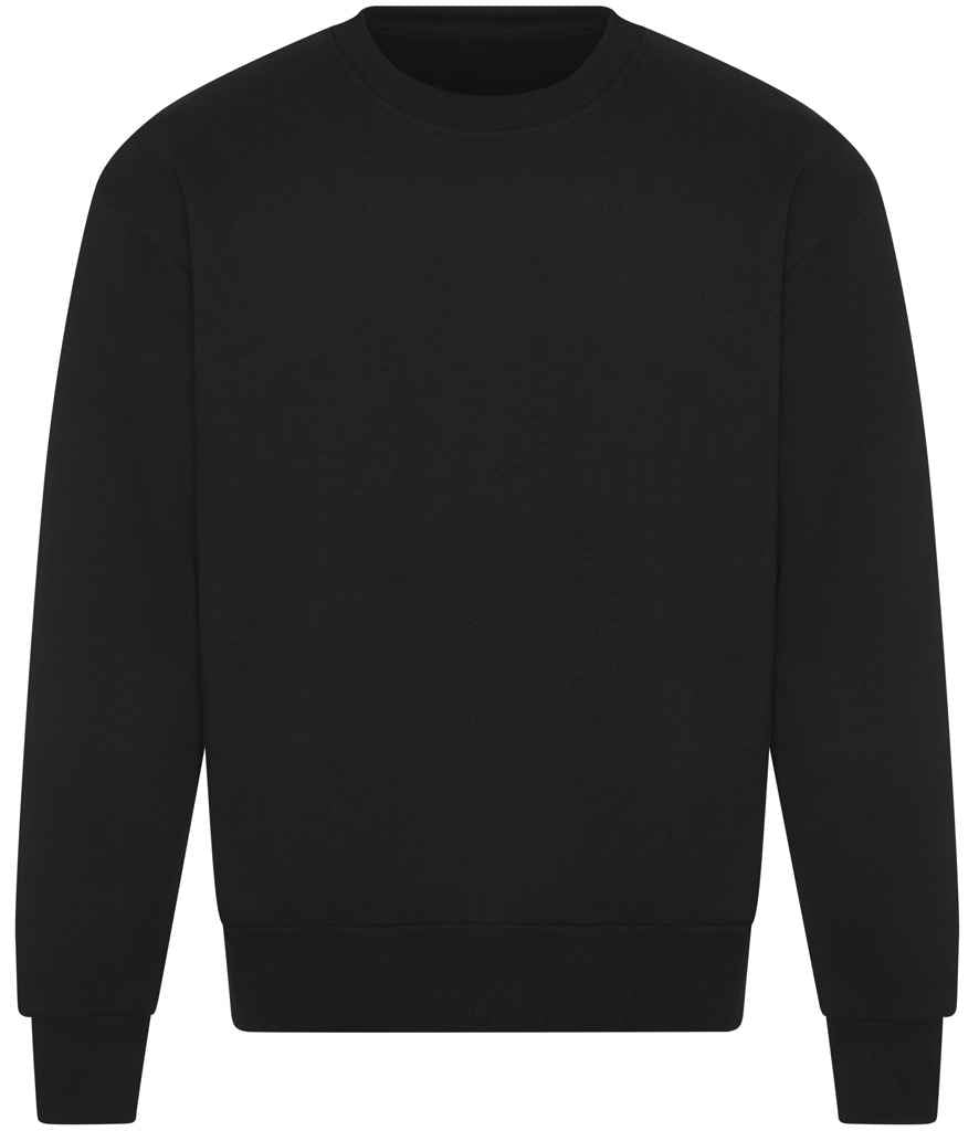 Just Hoods JH123 Deep Black Front -  Ready to be Embroidered and Printed by Custard Workwear - Cheap Personalised and Customised Workwear in Nottinghamshire, Derbyshire and Leicestershire