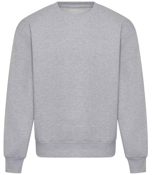 Just Hoods JH123 Heather Grey Front -  Ready to be Embroidered and Printed by Custard Workwear - Cheap Personalised and Customised Workwear in Nottinghamshire, Derbyshire and Leicestershire