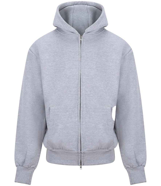 Just Hoods JH125 Heather Grey Front -  Ready to be Embroidered and Printed by Custard Workwear - Cheap Personalised and Customised Workwear in Nottinghamshire, Derbyshire and Leicestershire