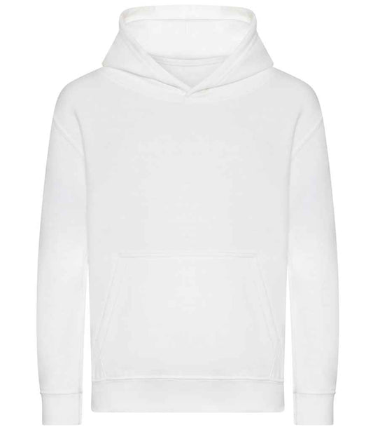 Just Hoods JH201B Arctic White Front -  Ready to be Embroidered and Printed by Custard Workwear - Cheap Personalised and Customised Workwear in Nottinghamshire, Derbyshire and Leicestershire