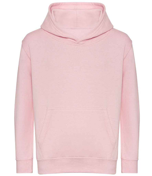 Just Hoods JH201B Baby Pink Front -  Ready to be Embroidered and Printed by Custard Workwear - Cheap Personalised and Customised Workwear in Nottinghamshire, Derbyshire and Leicestershire