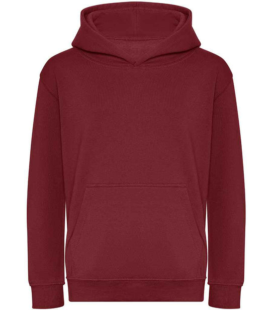 Just Hoods JH201B Burgundy Front -  Ready to be Embroidered and Printed by Custard Workwear - Cheap Personalised and Customised Workwear in Nottinghamshire, Derbyshire and Leicestershire