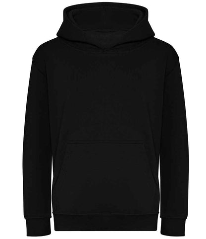Just Hoods JH201B Deep black Front -  Ready to be Embroidered and Printed by Custard Workwear - Cheap Personalised and Customised Workwear in Nottinghamshire, Derbyshire and Leicestershire