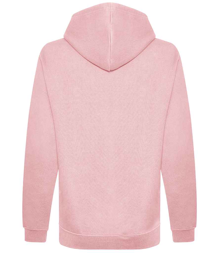 Just Hoods JH201 Baby Pink Back -  Ready to be Embroidered and Printed by Custard Workwear - Cheap Personalised and Customised Workwear in Nottinghamshire, Derbyshire and Leicestershire