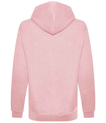 Just Hoods JH201 Baby Pink Back -  Ready to be Embroidered and Printed by Custard Workwear - Cheap Personalised and Customised Workwear in Nottinghamshire, Derbyshire and Leicestershire