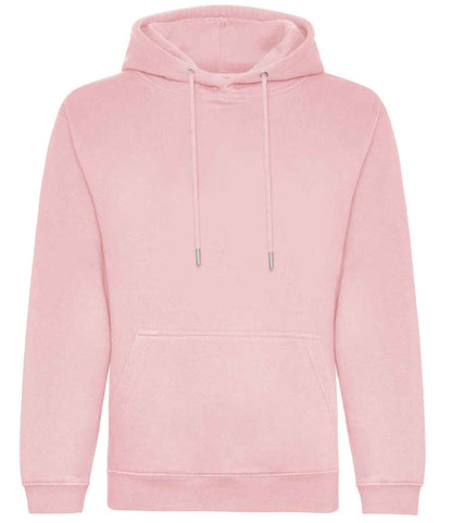 Just Hoods JH201 Baby Pink Front -  Ready to be Embroidered and Printed by Custard Workwear - Cheap Personalised and Customised Workwear in Nottinghamshire, Derbyshire and Leicestershire