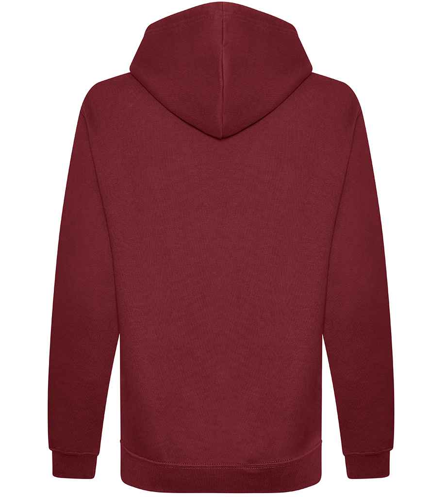 Just Hoods JH201 Burgundy Back -  Ready to be Embroidered and Printed by Custard Workwear - Cheap Personalised and Customised Workwear in Nottinghamshire, Derbyshire and Leicestershire