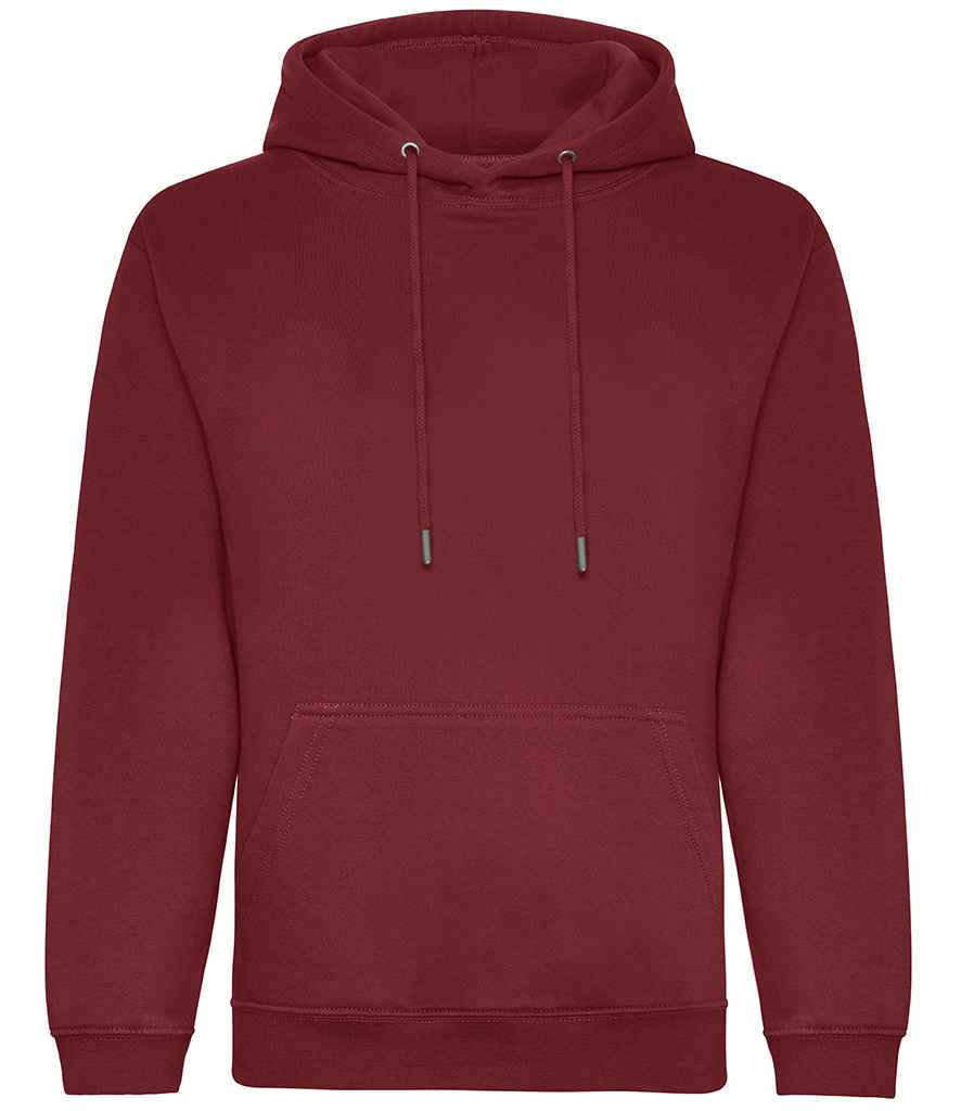 Just Hoods JH201 Burgundy Front -  Ready to be Embroidered and Printed by Custard Workwear - Cheap Personalised and Customised Workwear in Nottinghamshire, Derbyshire and Leicestershire