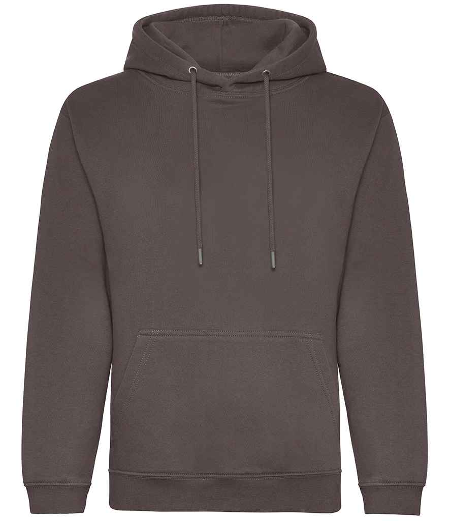 Just Hoods JH201 Charcoal Front -  Ready to be Embroidered and Printed by Custard Workwear - Cheap Personalised and Customised Workwear in Nottinghamshire, Derbyshire and Leicestershire