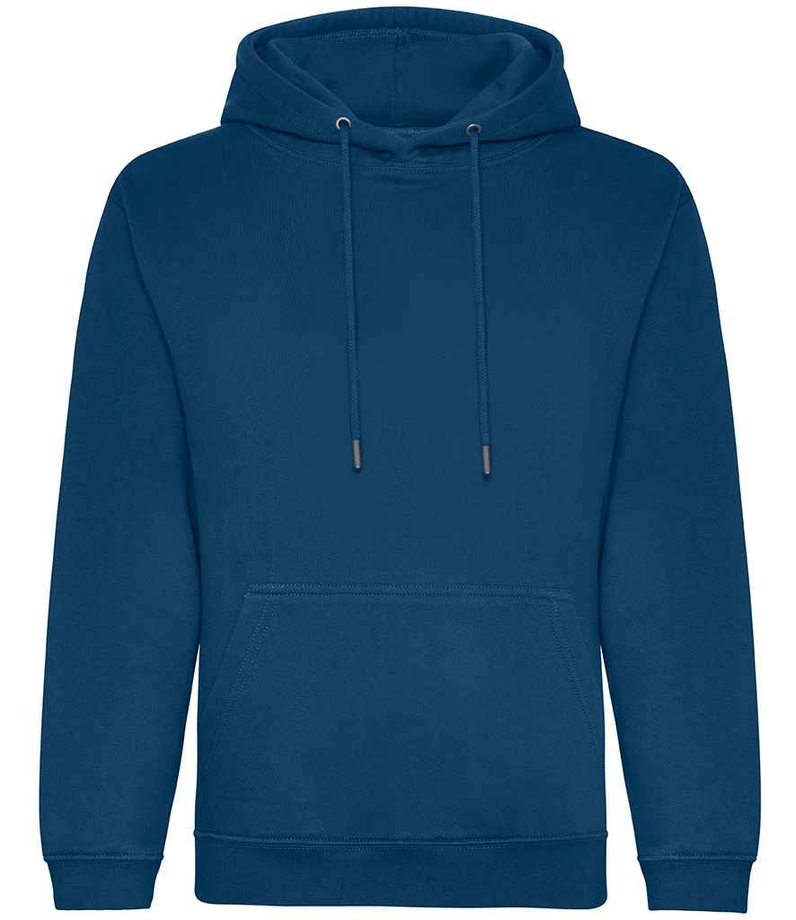 Just Hoods JH201 Ink blue Front -  Ready to be Embroidered and Printed by Custard Workwear - Cheap Personalised and Customised Workwear in Nottinghamshire, Derbyshire and Leicestershire