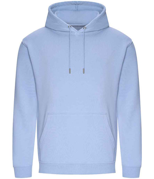 Just Hoods JH201 Sky blue Front -  Ready to be Embroidered and Printed by Custard Workwear - Cheap Personalised and Customised Workwear in Nottinghamshire, Derbyshire and Leicestershire