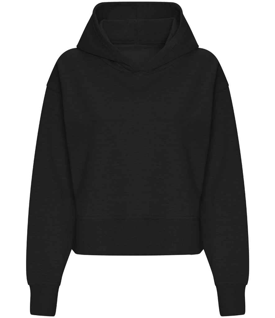 Just Hoods JH305 Deep Black Front -  Ready to be Embroidered and Printed by Custard Workwear - Cheap Personalised and Customised Workwear in Nottinghamshire, Derbyshire and Leicestershire