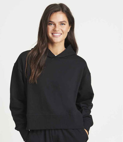 Just Hoods JH305 Deep Black Model -  Ready to be Embroidered and Printed by Custard Workwear - Cheap Personalised and Customised Workwear in Nottinghamshire, Derbyshire and Leicestershire