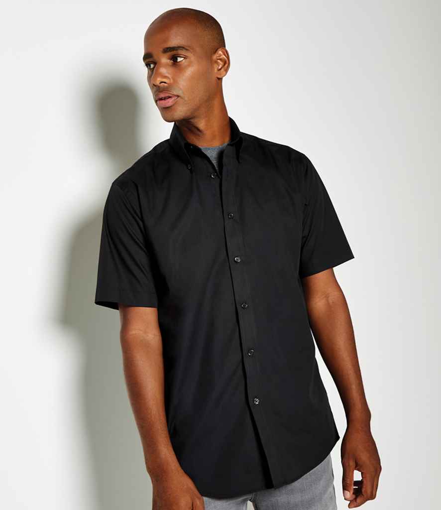 Kustom Kit K100 Black Model -  Ready to be Printed by Custard Workwear - Cheap Personalised and Customised Workwear in Nottinghamshire, Derbyshire and Leicestershire