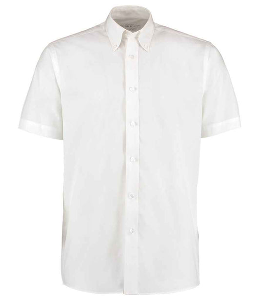 Kustom Kit K100 White Front -  Ready to be Printed by Custard Workwear - Cheap Personalised and Customised Workwear in Nottinghamshire, Derbyshire and Leicestershire