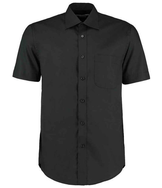 Kustom Kit K102 Black Front -  Ready to be Printed by Custard Workwear - Cheap Personalised and Customised Workwear in Nottinghamshire, Derbyshire and Leicestershire
