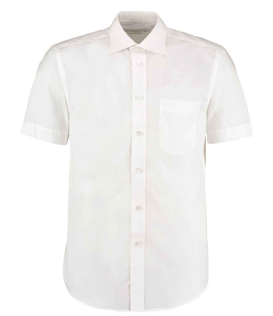 Kustom Kit K102 White Front -  Ready to be Printed by Custard Workwear - Cheap Personalised and Customised Workwear in Nottinghamshire, Derbyshire and Leicestershire