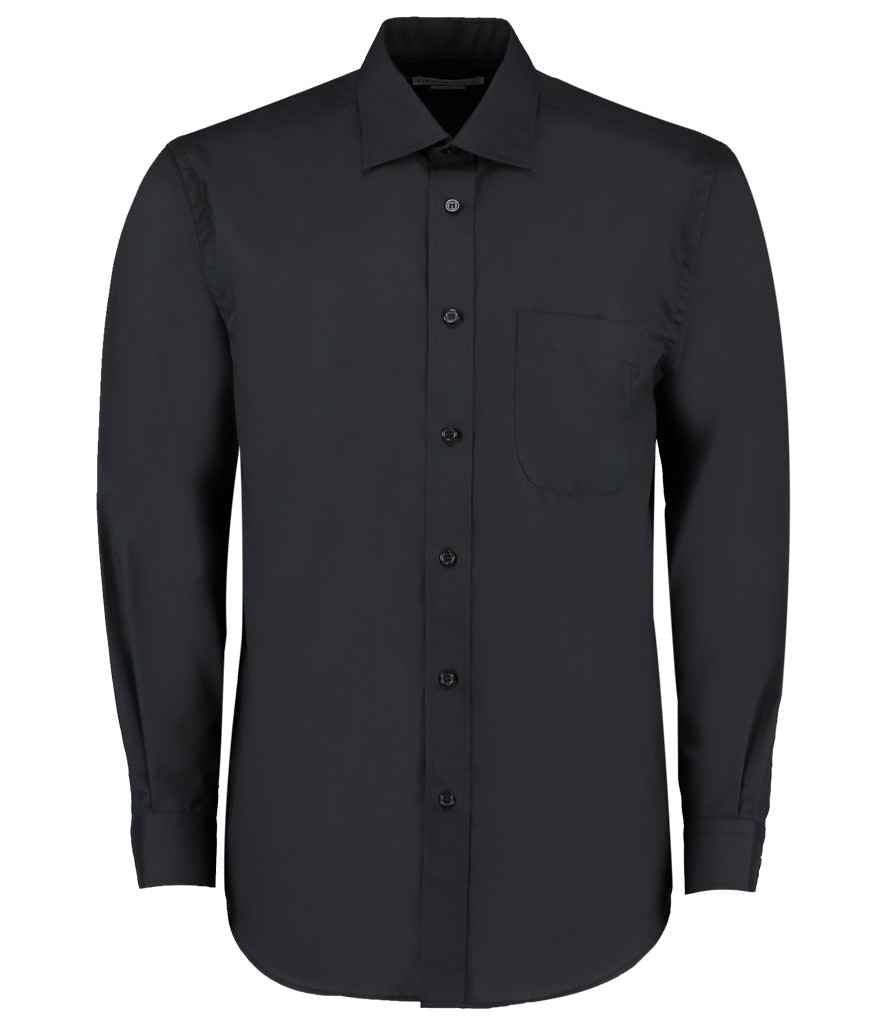 Kustom Kit K104 Black Front -  Ready to be Printed by Custard Workwear - Cheap Personalised and Customised Workwear in Nottinghamshire, Derbyshire and Leicestershire