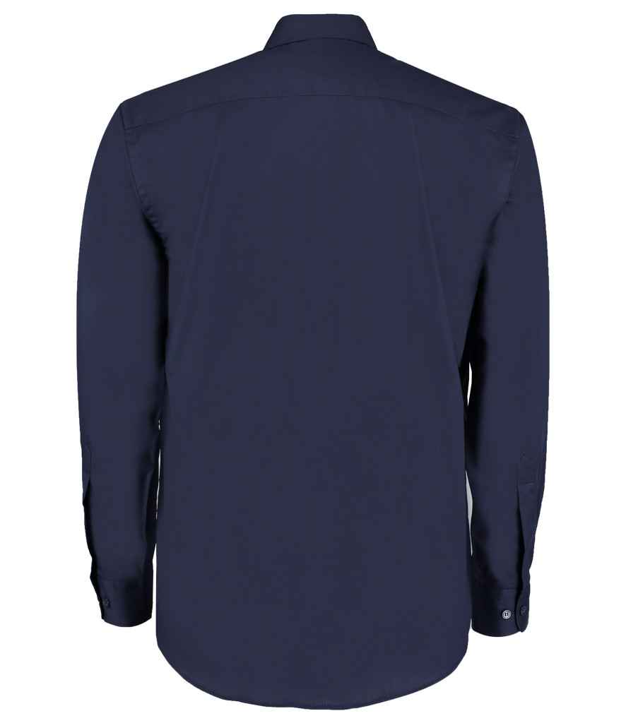 Kustom Kit K104 Dark Navy Back -  Ready to be Printed by Custard Workwear - Cheap Personalised and Customised Workwear in Nottinghamshire, Derbyshire and Leicestershire