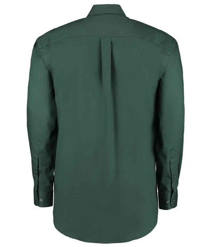 Kustom Kit K105 Bottle Green Back -  Ready to be Embroidered and Printed by Custard Workwear - Cheap Personalised and Customised Workwear in Nottinghamshire, Derbyshire and Leicestershire