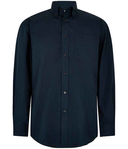 Kustom Kit K105 Dark Navy Front -  Ready to be Embroidered and Printed by Custard Workwear - Cheap Personalised and Customised Workwear in Nottinghamshire, Derbyshire and Leicestershire
