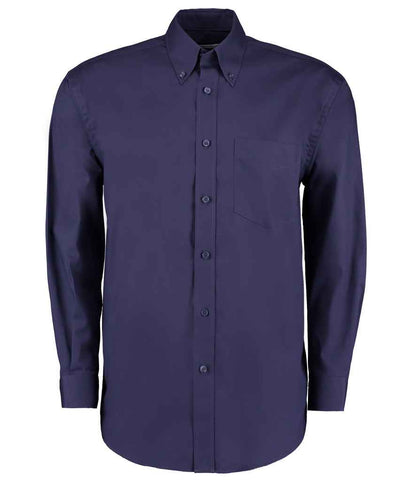 Kustom Kit K105 Midnight Navy Front -  Ready to be Embroidered and Printed by Custard Workwear - Cheap Personalised and Customised Workwear in Nottinghamshire, Derbyshire and Leicestershire