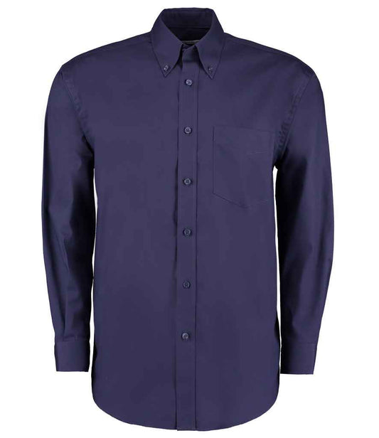 Kustom Kit K105 Midnight Navy Front -  Ready to be Embroidered and Printed by Custard Workwear - Cheap Personalised and Customised Workwear in Nottinghamshire, Derbyshire and Leicestershire