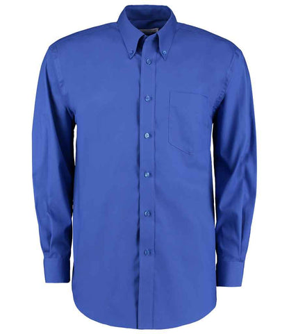 Kustom Kit K105 Royal Blue Front -  Ready to be Embroidered and Printed by Custard Workwear - Cheap Personalised and Customised Workwear in Nottinghamshire, Derbyshire and Leicestershire