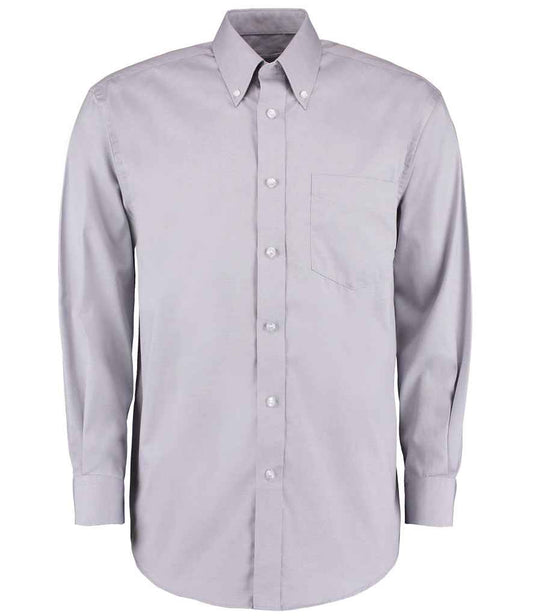 Kustom Kit K105 Silver Front -  Ready to be Embroidered and Printed by Custard Workwear - Cheap Personalised and Customised Workwear in Nottinghamshire, Derbyshire and Leicestershire